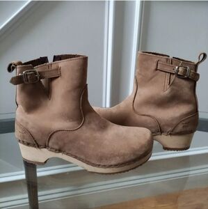 Sandgrens Swedish Wooden Clog Boots Size 40